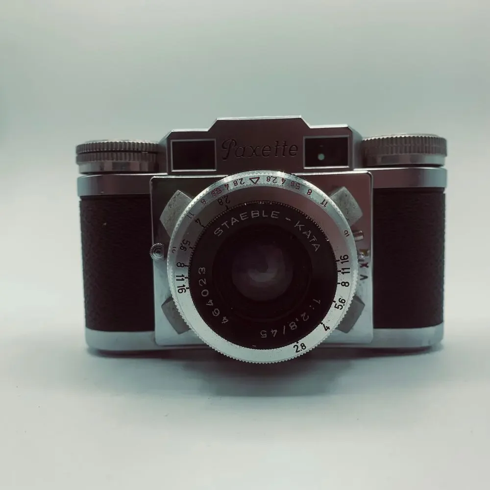 Braun Paxette 35mm Vintage German Camera For Parts Repair Broken Film Advance